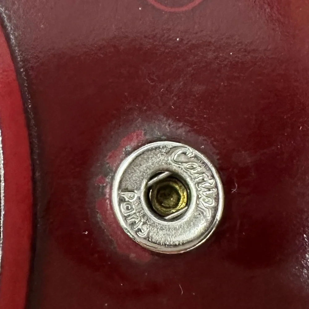 Cartier Red Glossy Long Leather Happy Birthday Wallet GUC Dust Bag, Box, Cards​​ - Picture 16 of 16